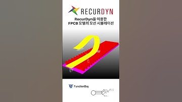 Motion simulation of FPCB model using RecurDyn