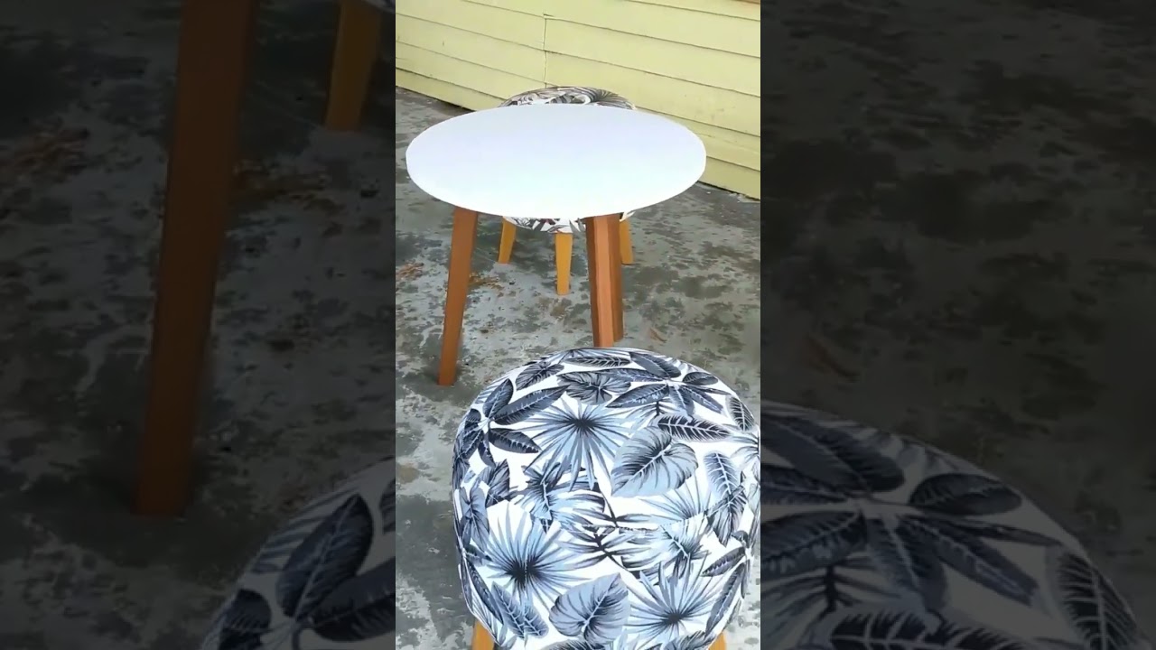 Stool bulat minimalis