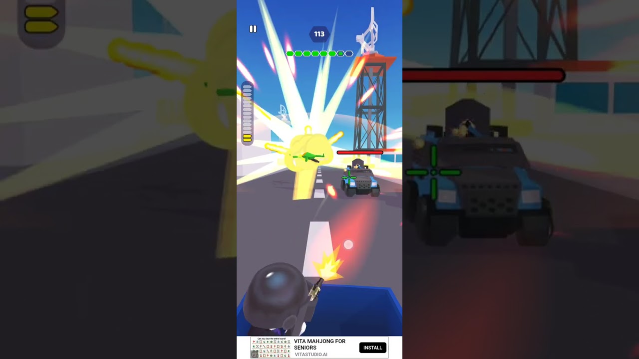 Rage Road Gameplay (iOS, Android) Car Combat Begins