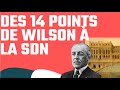 Des 14 points de wilson  la cration de la sdn