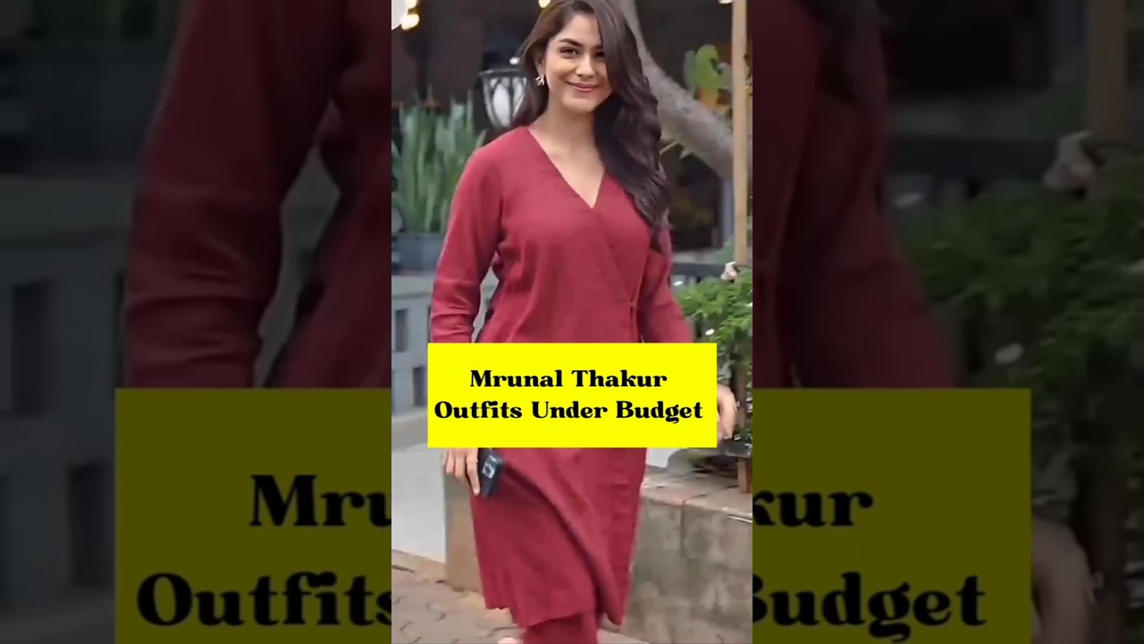 Mrunal Thakur Outfits Under Budget 