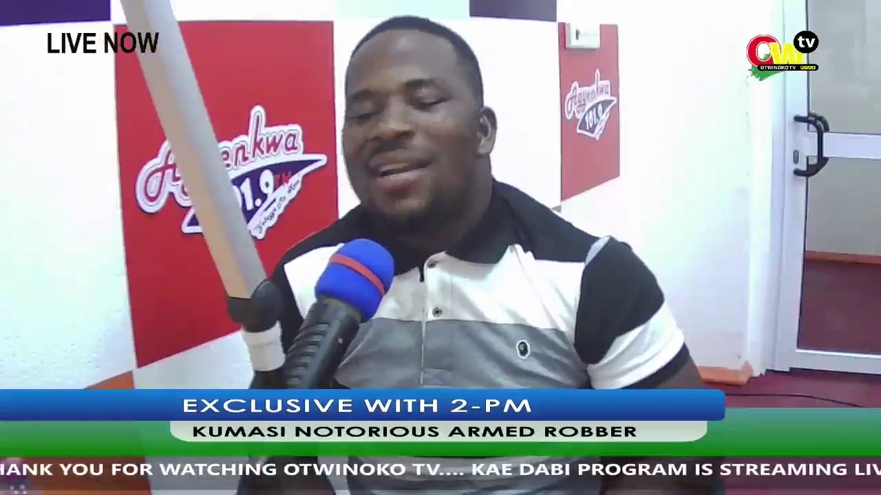 I use to be No1 notor!ous armed robber on Police WANTED list in GHANA..2PM...