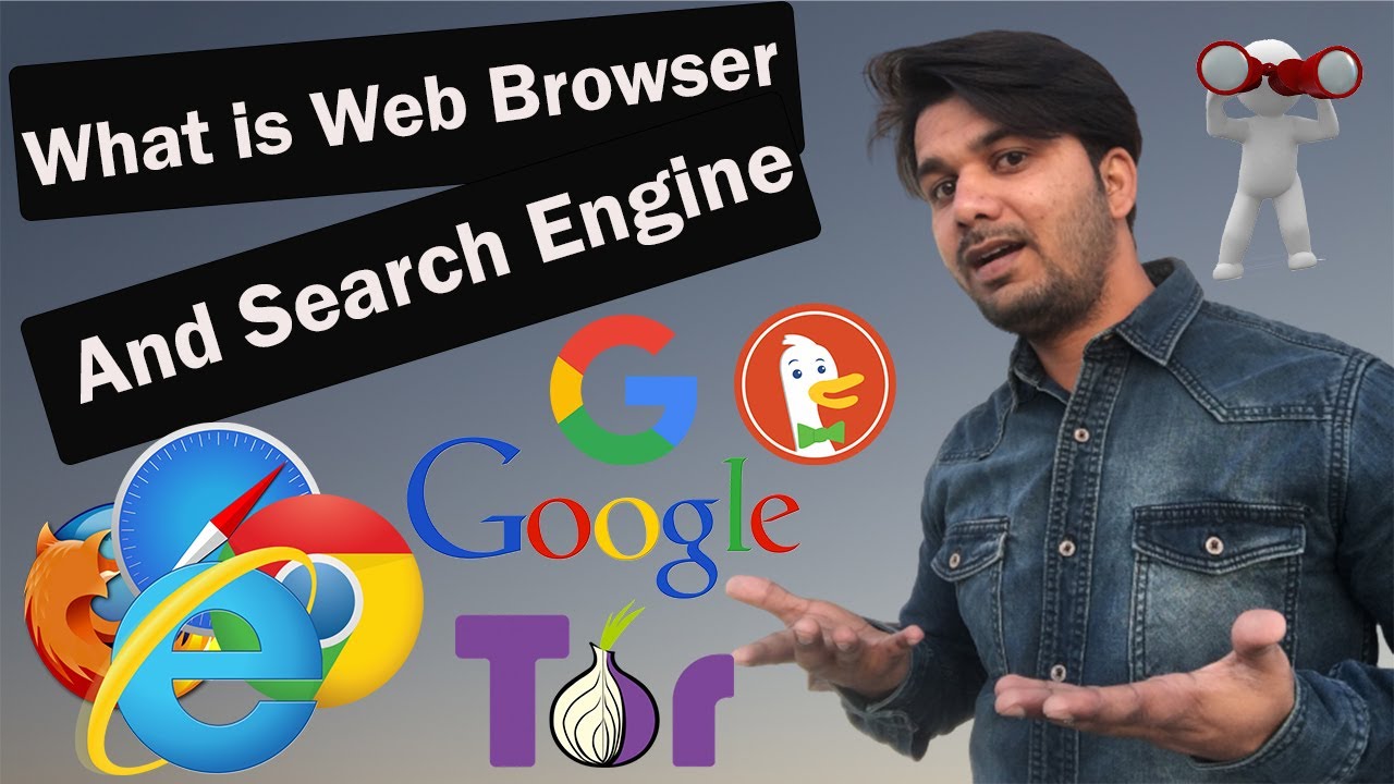 Difference Between Web Browser and Search Engine - YouTube