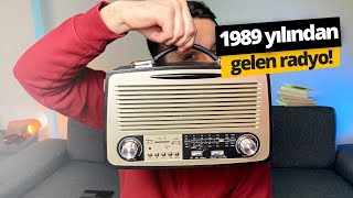 BİM'de satılan nostaljik radyoyu aldık! Yıllar sonra radyo dinlemek!