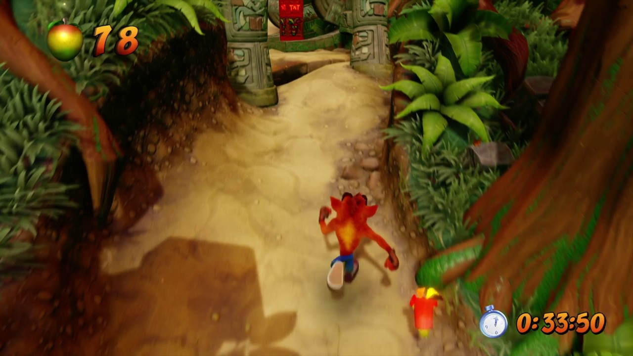 Crash Bandicoot N. Sane Trilogy Jungle Rollers time trial YouTube