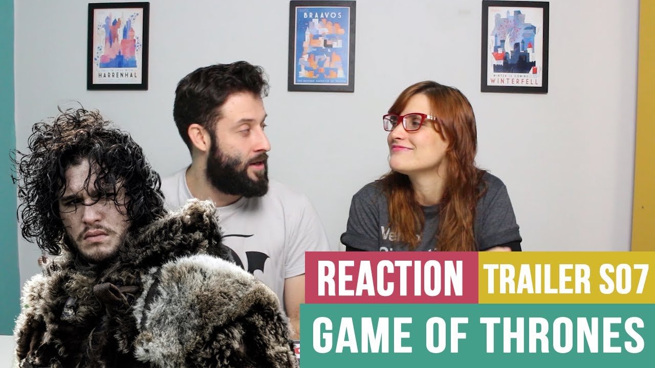 REACTION/REAÇÃO GAME OF THRONES S07 TRAILER 2 (Análise) 
