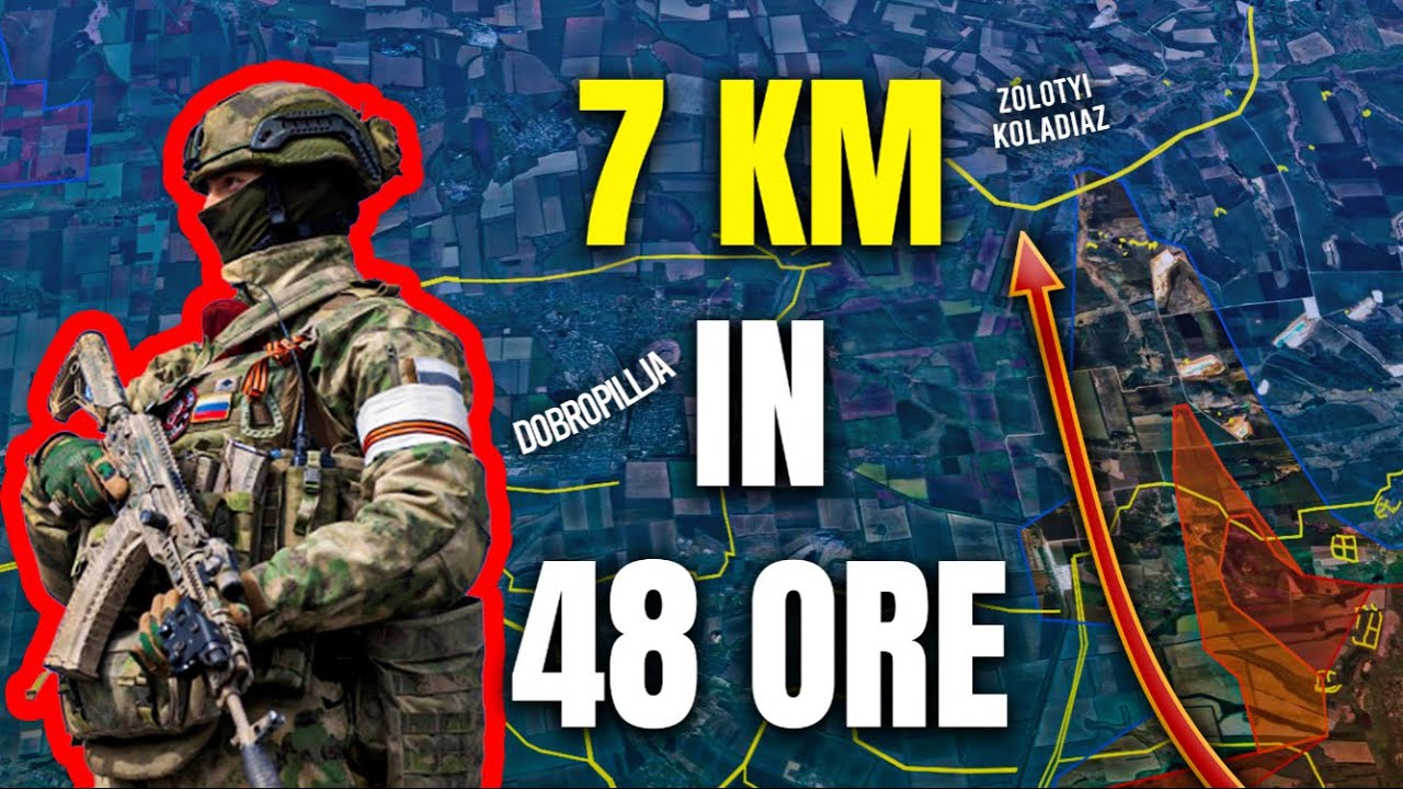 I ricognitori russi si infiltrano in profondità ad est di DOBROPILLJA