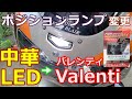 CBRポジションランプ電球交換。中華からバレンティのLEDへ。