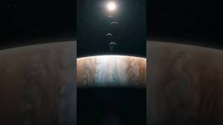 What Does A Total Solar Eclipse Look Like On Jupiter? #Shorts