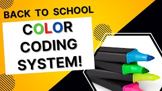 How to create a color coding system! How to color code your notes! How to study your notes too!