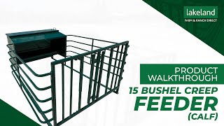 Small Calf Creep Feeder - 15 Bushel | Durable Solution for Feeding Calves