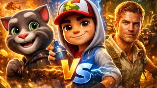 Talking Tom | Subway Surf | Temple Run  screenshot 5