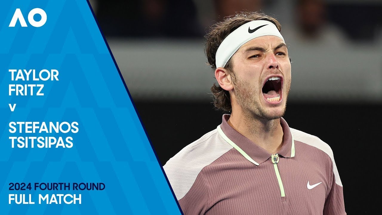 Taylor Fritz v Stefanos Tsitsipas Full Match | Australian Open 2024 Fourth Round