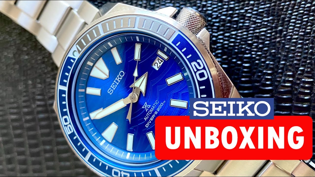 seiko samurai azul