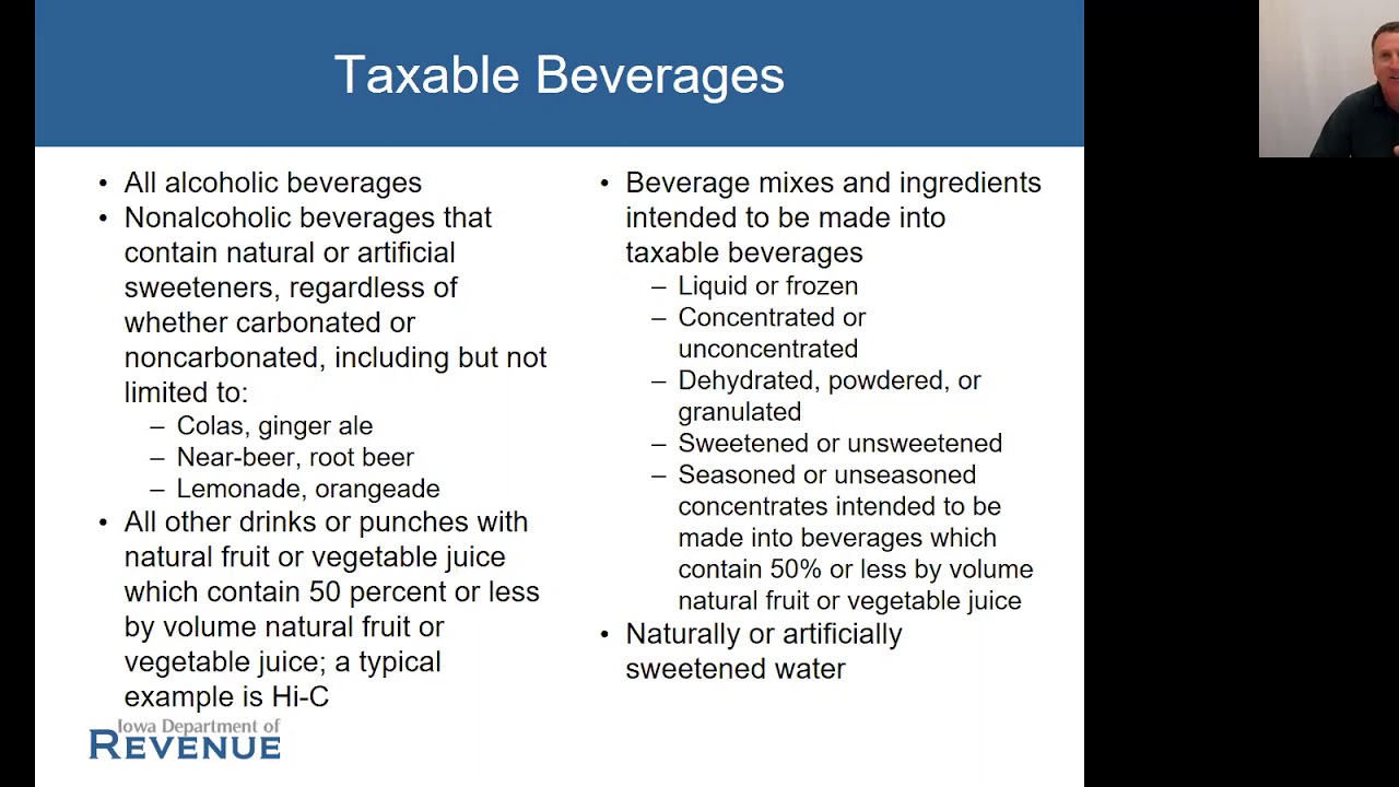 Sales Tax and Issues for the Food Service Industry