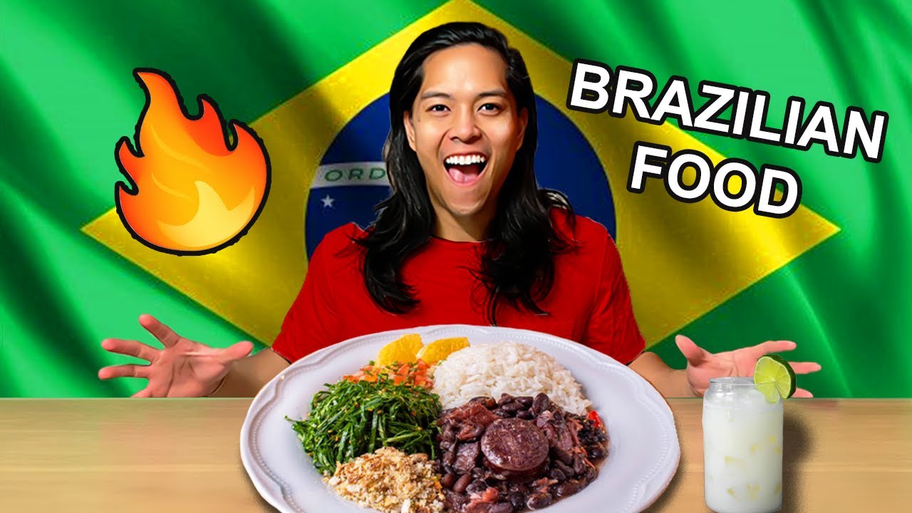 TRYING BRAZILIAN FOOD FOR THE FIRST TIME!