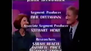 Jeopardy Full Credit Roll 12-11-1998