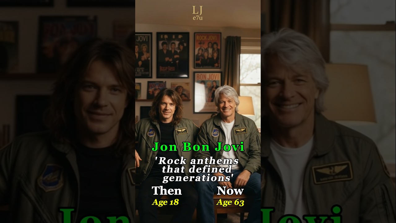 Bon Jovi Then and Now — New Jersey Rock Legends Through the Years (1983–2025) 🔥⭐