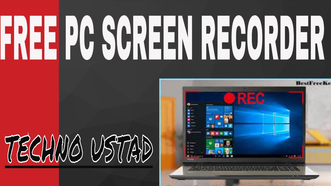 Best Free PC LAPTOP Screen Recorder YouTube