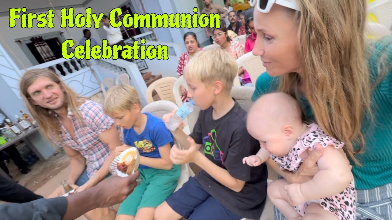 First Holy Communion Celebration - we found Indian version of Pancit Canton!