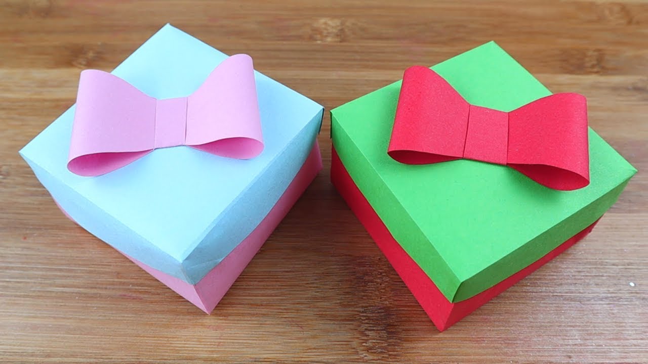 how to make an paper box step by step