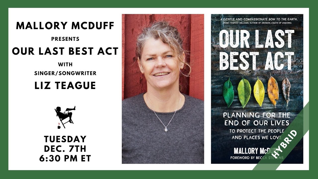 Mallory McDuff launches Our Last Best Act Malaprop's Presents YouTube