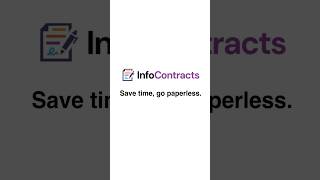 Create, send & sign contracts in minutes with @infocontractsew . Go paperless & grow faster.