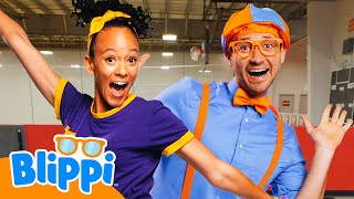 Blippi e Meekah num Desafio de OBSTÁCULOS! 🏃‍♂️ Exercício com Blippi em Português