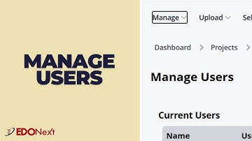 How to Manage Users in EDONext