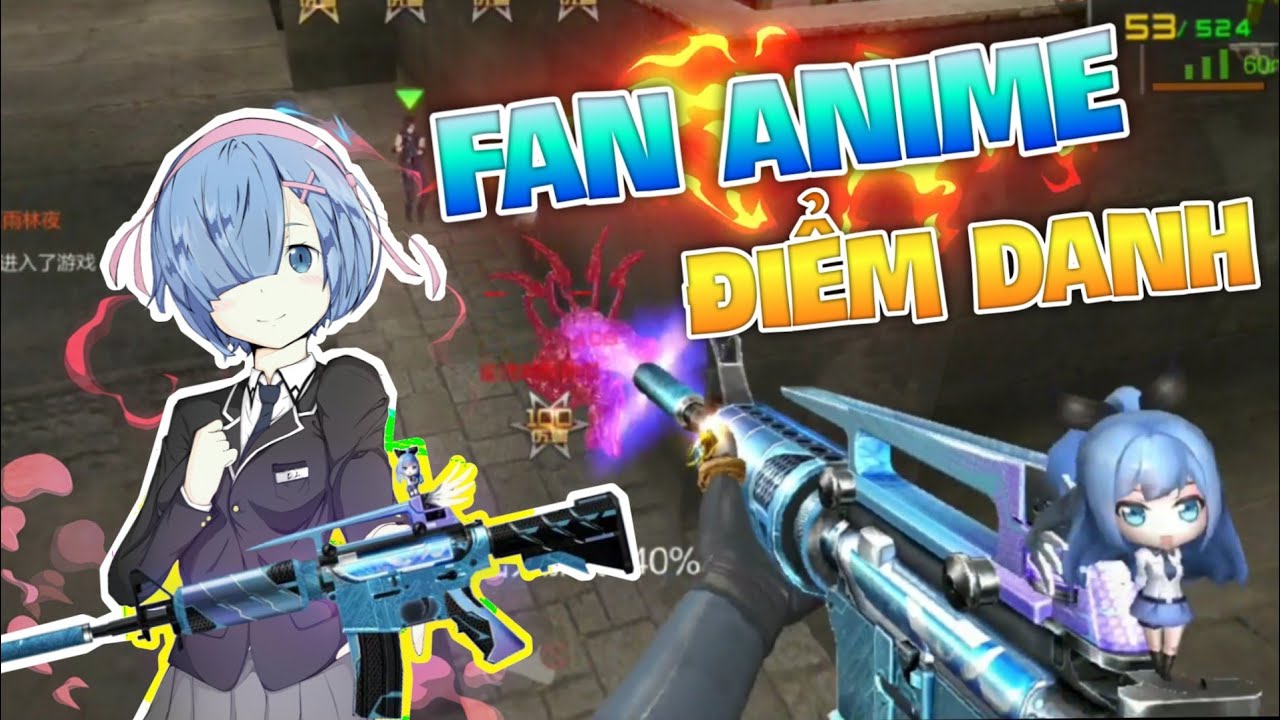 Cf Mobile : Fan Anime Điểm Danh | Súng Mới M4A1 Anime Cực Hiếm - Youtube