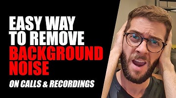 Easy Way to Remove Background Noise on Calls & Recordings (100% Free)