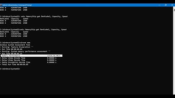 CMD : Speed Test RAM on Windows 11/10