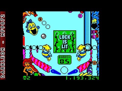 Game Boy Color - Disney's The Little Mermaid II - Pinball Frenzy © 2000 Nintendo - Gameplay