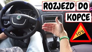Jak řadit a rozjet se do kopce?🚘Rozjezd auta: Škoda Octavia (Autoškola)🚧Bez ruční brzdy