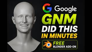 Google GNM Blender Tutorial | Create Realistic Human Heads with AI (FREE Add-on)