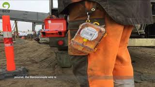 Wirelessly Monitor Concrete Curing with Maturix Smart Concrete Sensors - GCO