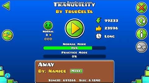 Geometry Dash PC - Tranquility by TrueCelTa - 100% Complete [ALL SECRET COINS!]