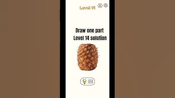 Draw one part level 14 Walkthrough easy and fast solution #dop #drawonepart  #shorts
