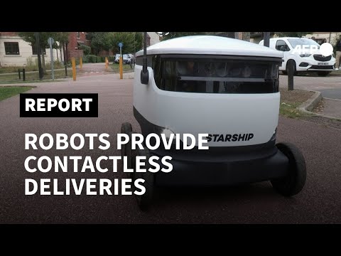 Robot shopping helpers a 'life saver' for the isolated | AFP