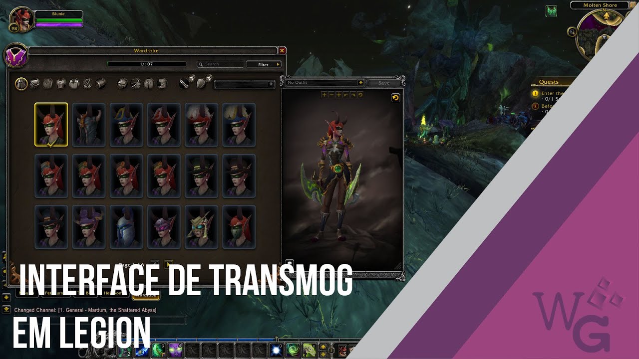 interface de transmog em legion youtube how transmog works in legion