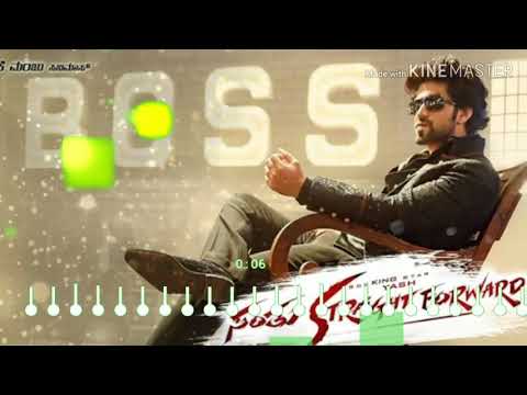 Santhu Straight Forward BGM | Yash