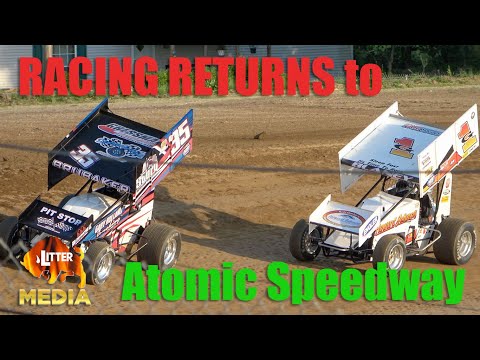 Atomic Speedway 410 Sprint Car Invitational Highlights, May 26, 2020