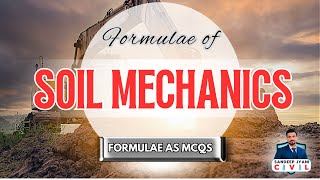 Lets Revise Formulae of Soil Mechanics through MCQs | SSC JE | State AEN | SANDEEP JYANI