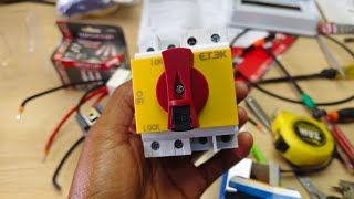 The importance of a Solar PV Isolator and the difference with an AC isolator
