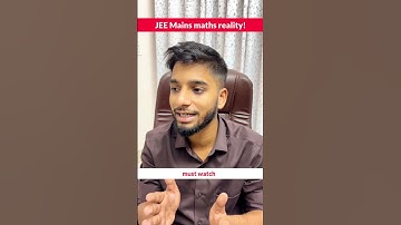 JEE Mains Maths reality || IIT Motivation | JEE 2026 | JEE 2027 #iit #jee #shorts