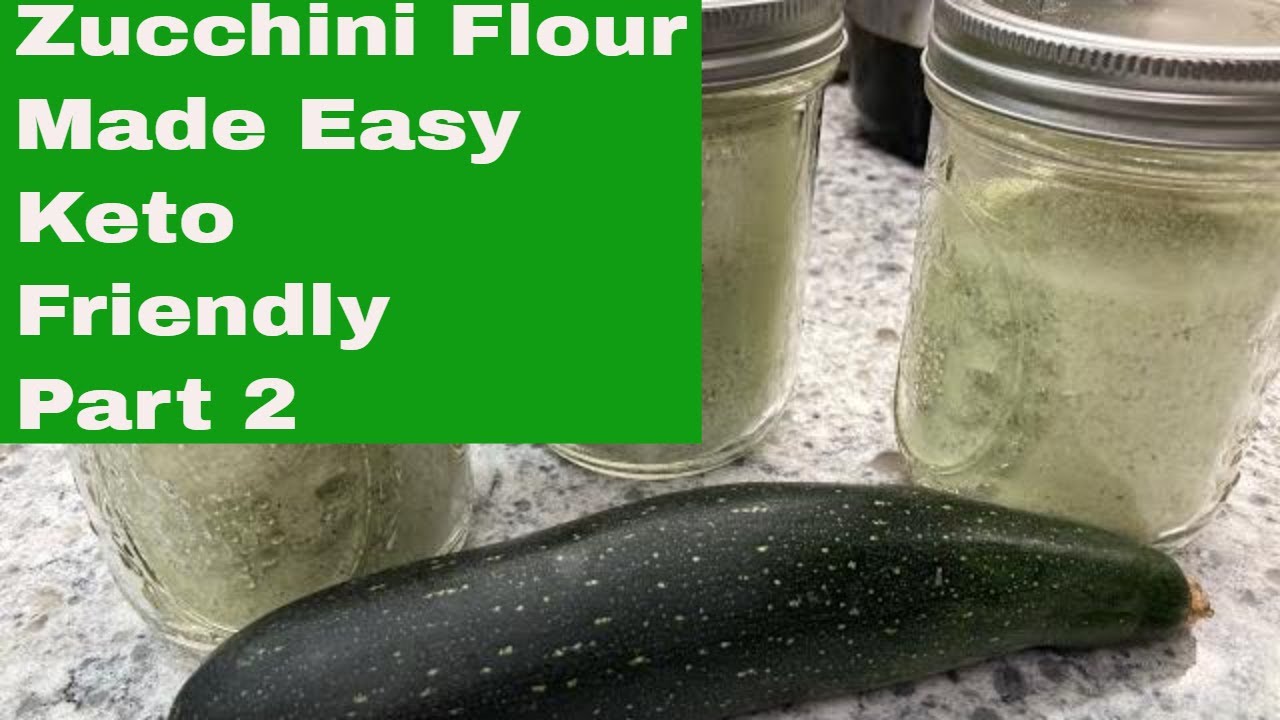 Zucchini flour! Incredibly light and fluffy. Part 2 YouTube