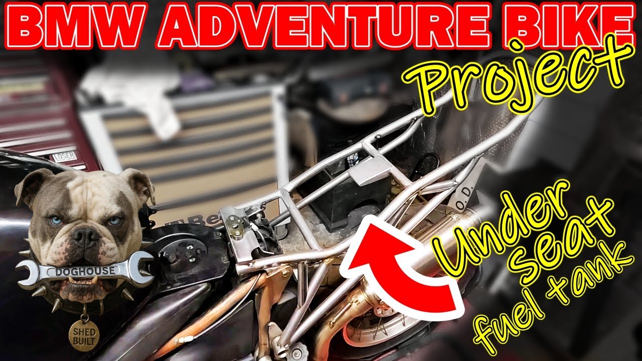 Проект BMW Adventure Bike с топливным баком под сиденьем