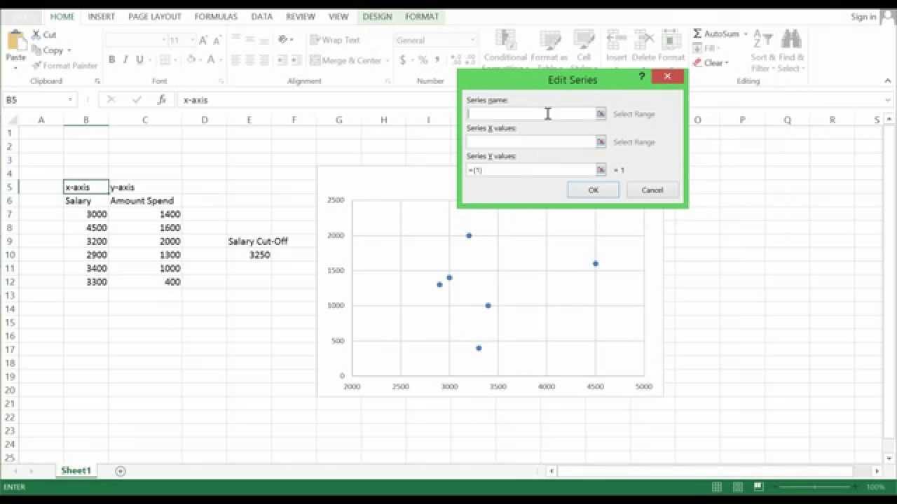 Vertical Line Chart Powerpoint