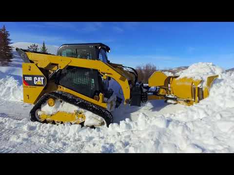 Cat® Multi V-Plow at Work