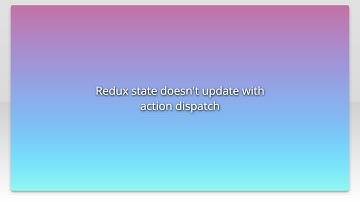 Redux state doesn